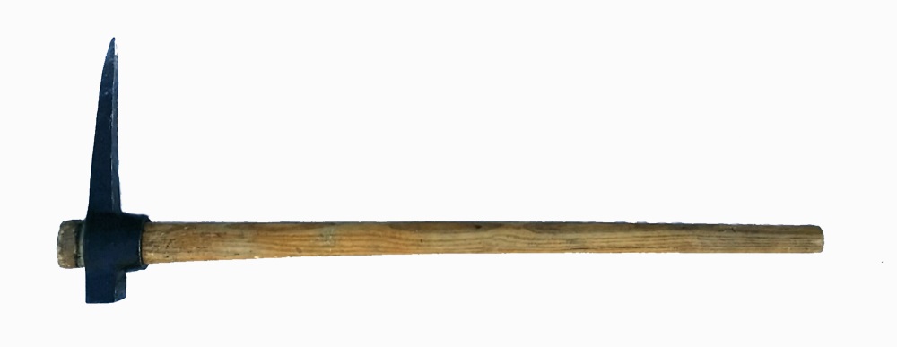 Original Schweizer Armee Pickel Spitzhacke Kreuzhacke Breithacke gebraucht