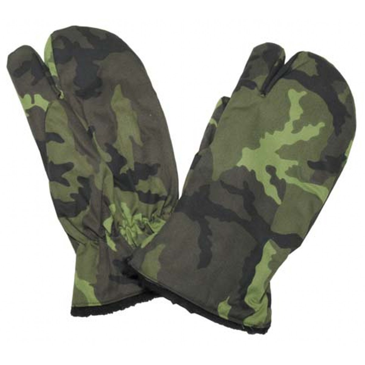 Doppelpack Fäustlinge CZ Armee Winterhandschuhe Typ 95 gefüttert tarn