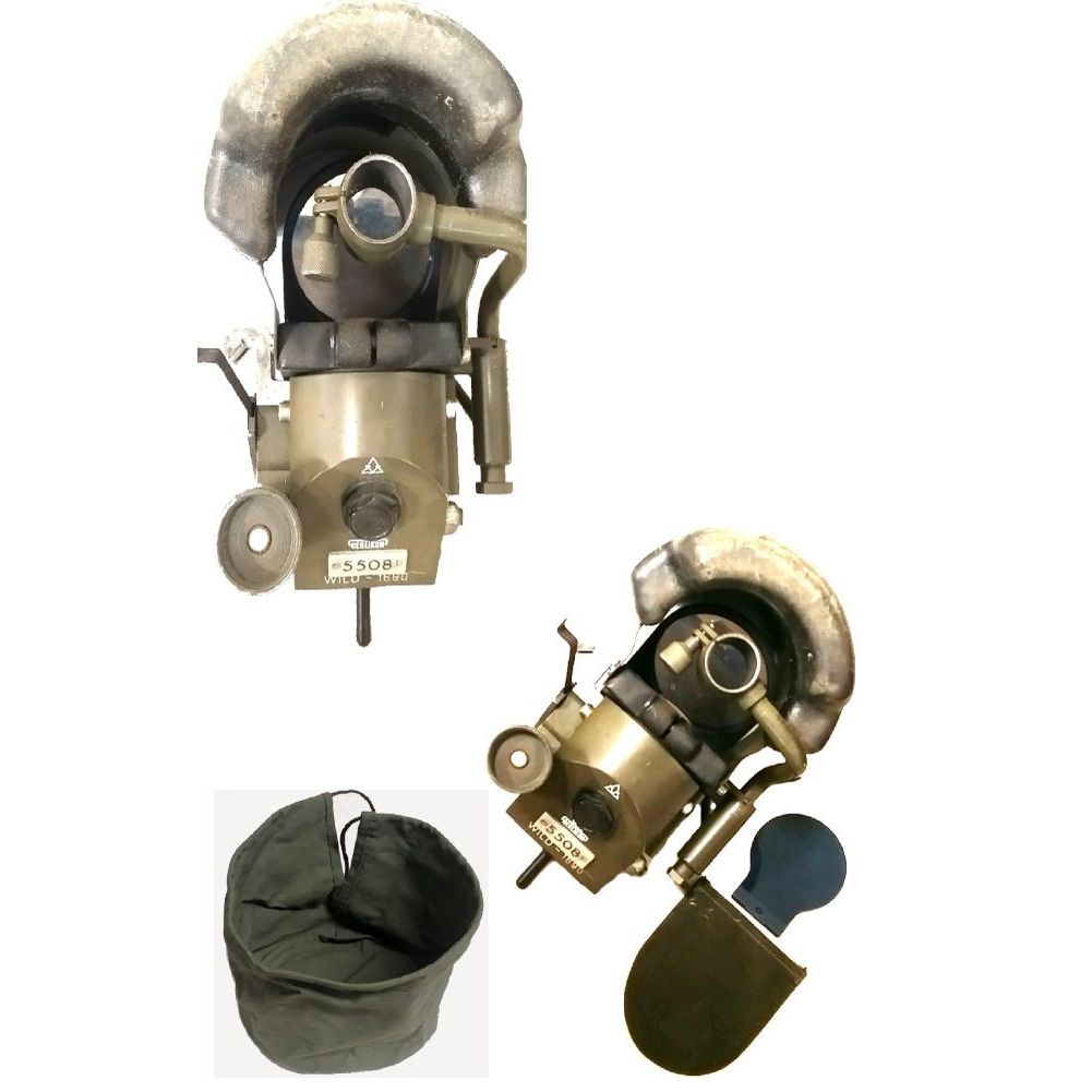 OERLIKON "WILD-...." Winkelobjektiv Aufsatz Zielgerät plus Zubehör Bundeswehr