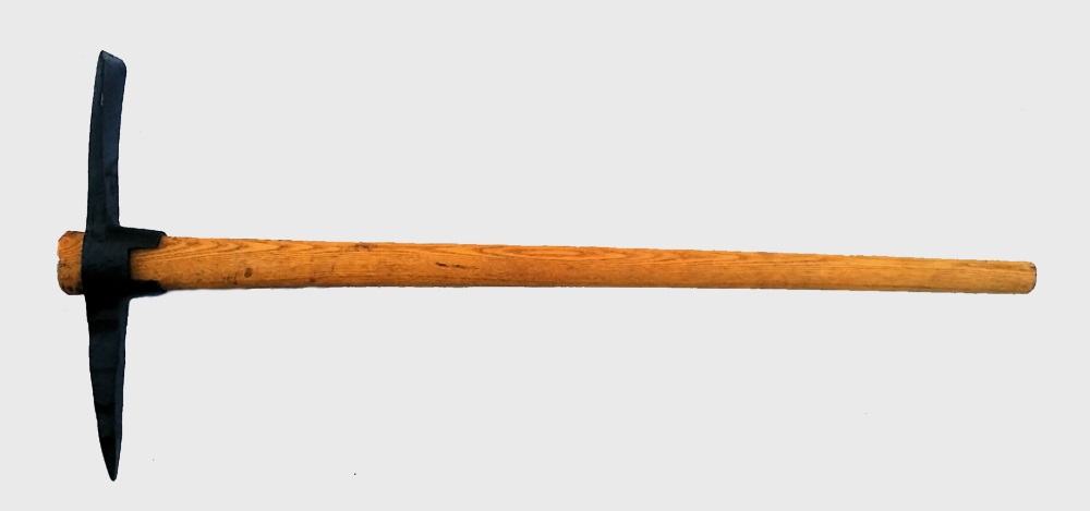 Original Schweizer Armee Pickel Spitzhacke Kreuzhacke Breithacke gebraucht