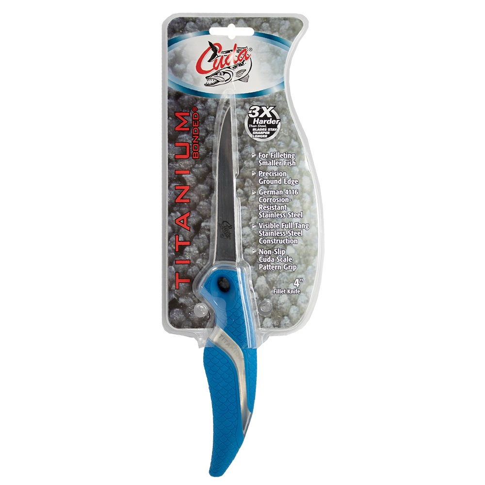 Cuda 4 Titanium Bonded Flex Filetiermesser Anglermesser CU-18853