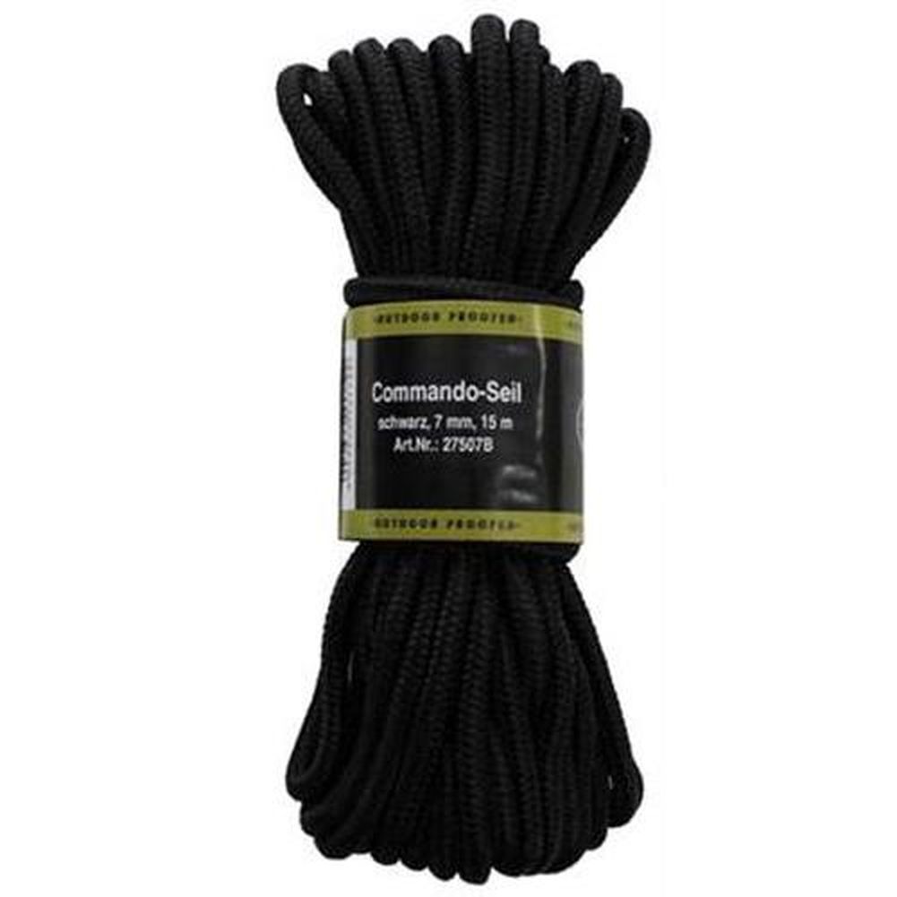 Leine, Seil, Strick Durchmesser 7mm Länge: 15m schwarz