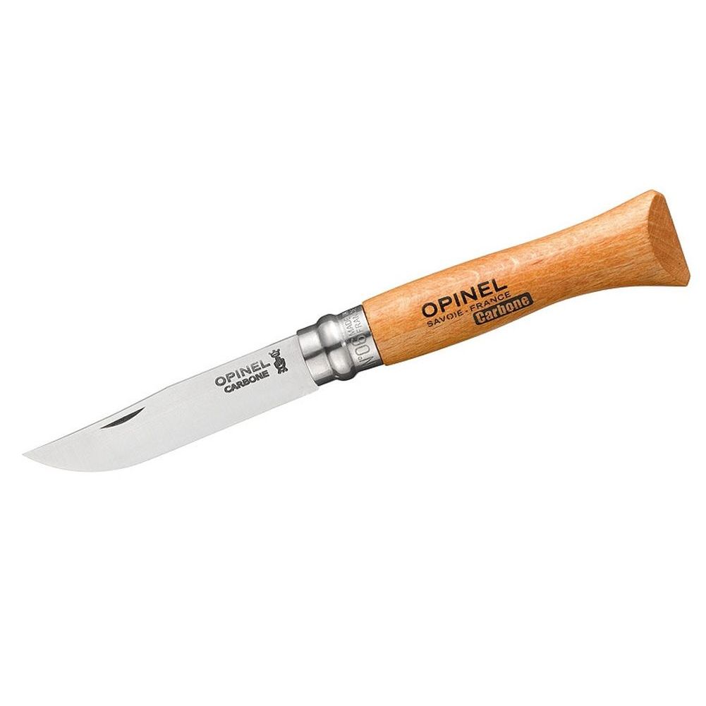 Opinel Mini Messer XC90 Kohlenstoffstahl Klinge Klingensperre Hartholz Größe 6