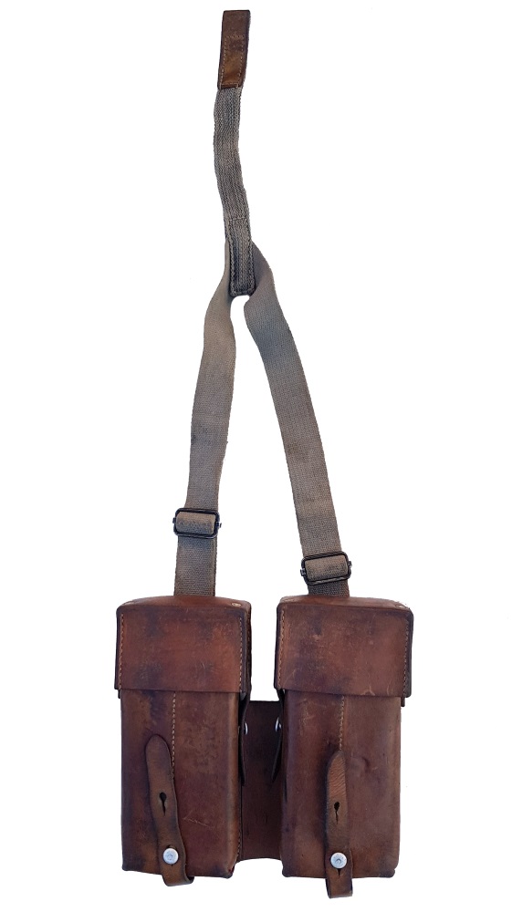 Schweizer Armee MP43 Ledertasche Magazintasche Leder Original