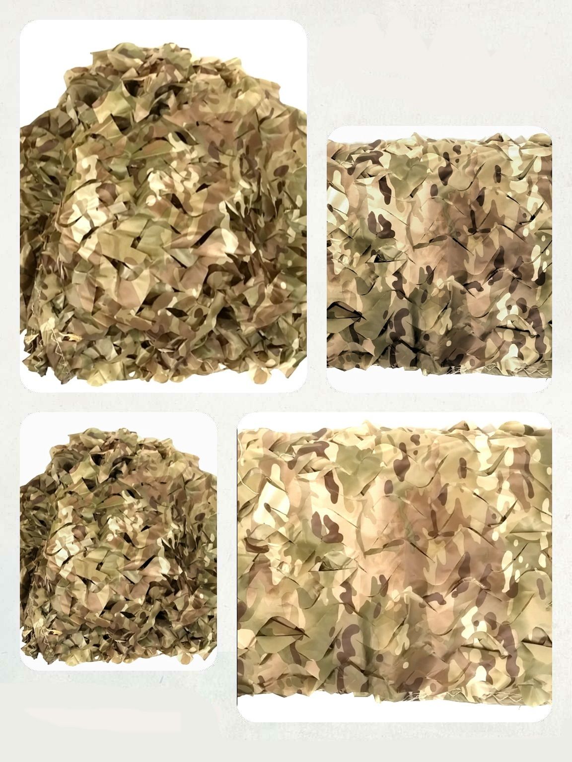 Tarnnetz mtp camo 2m x 1,5m Tarnung camo befestigter Rand Metallringe