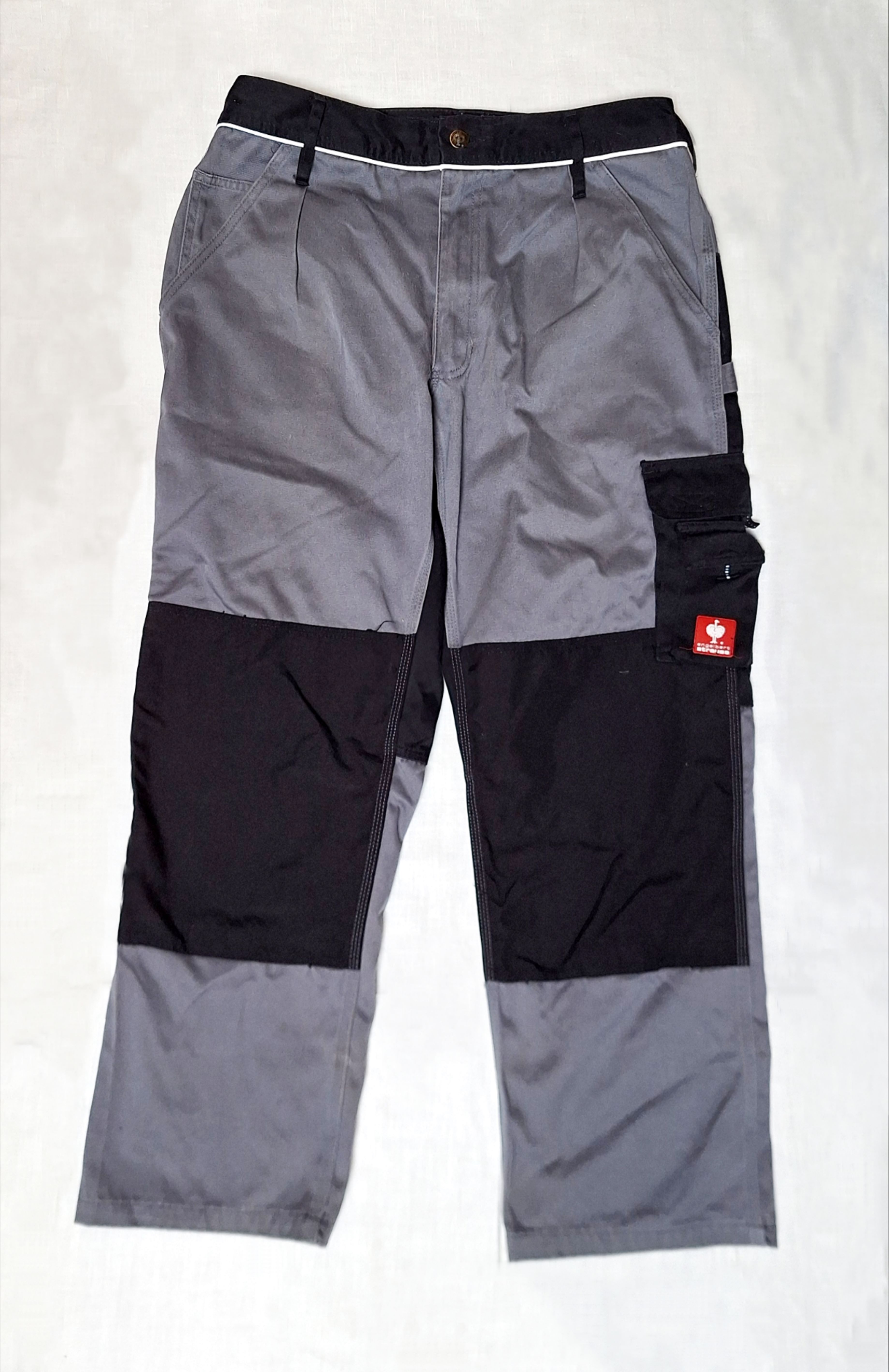 ~74 Arbeitshose Engelbert Strauss Gr. 27 grau Bundhose 2. Wahl Arbeitskleidung