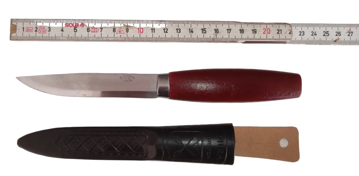 Schwedische Armee Mora Messer groß No2