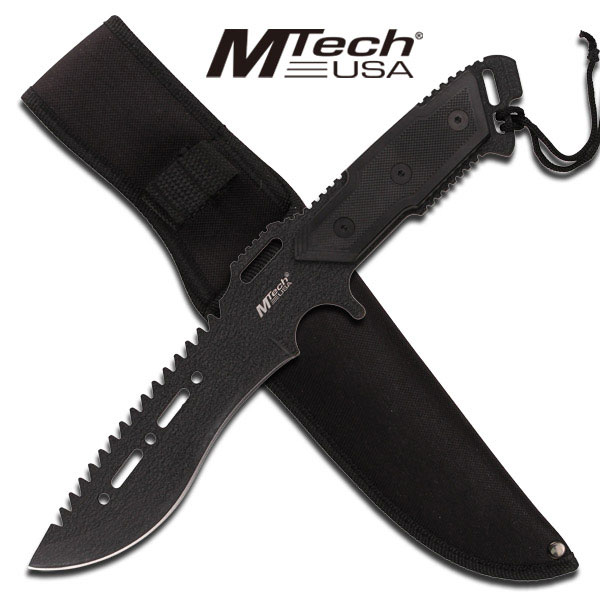 MTech USA  Jagdmesser Outdoor Messer Nylon Scheide MT-621BK