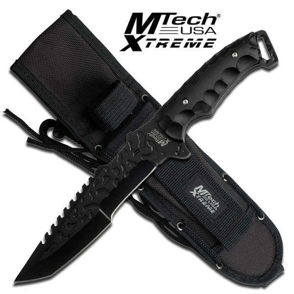 MTECH Xtreme Outdoor Messer Fahrtenmesser 440C Stahl Nylonscheide MX-8062BK