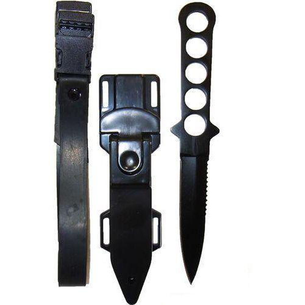 Tauchermesser Edelstahl mit Lochgriff MD-1BD