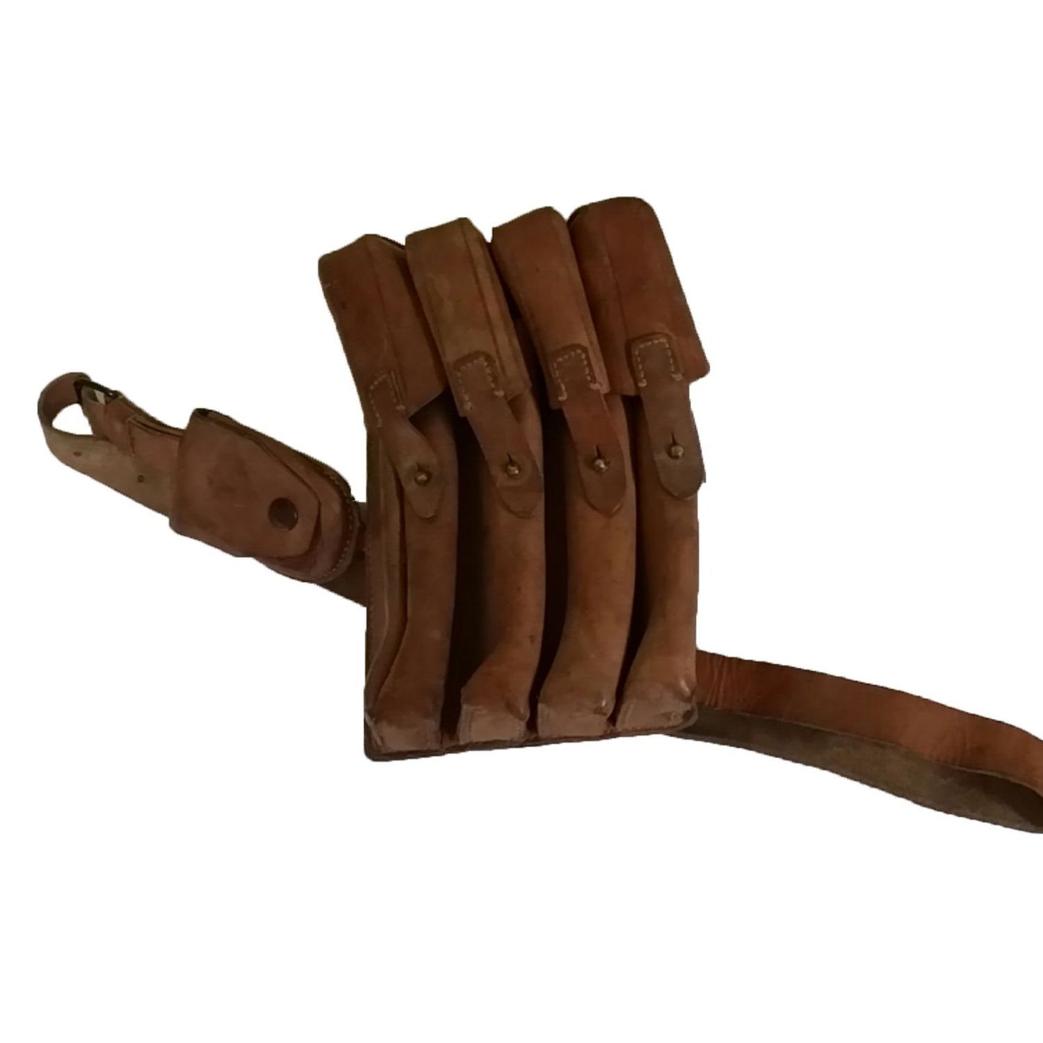 Leder 4 Kammern Magazintasche Patronentasche Munitionstasche Tasche Armee