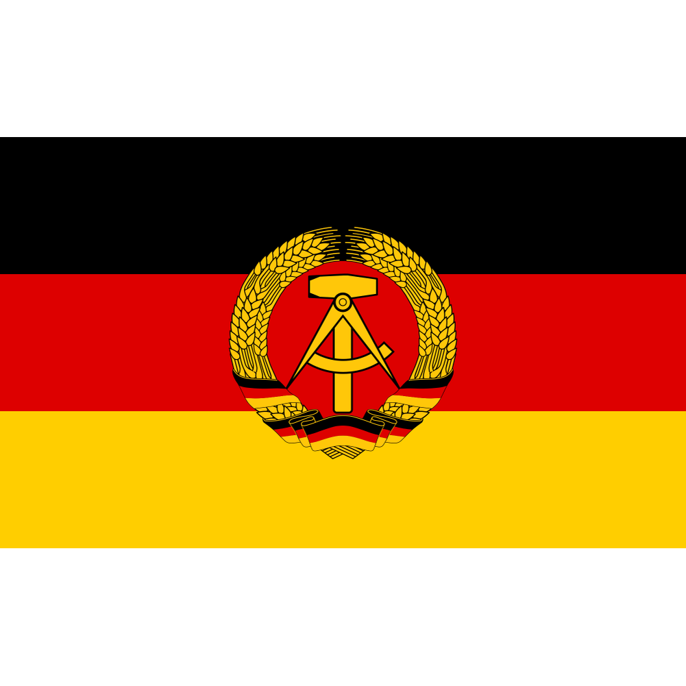 DDR Flagge Fahne neu 90x150 cm Party Deko Hissflagge