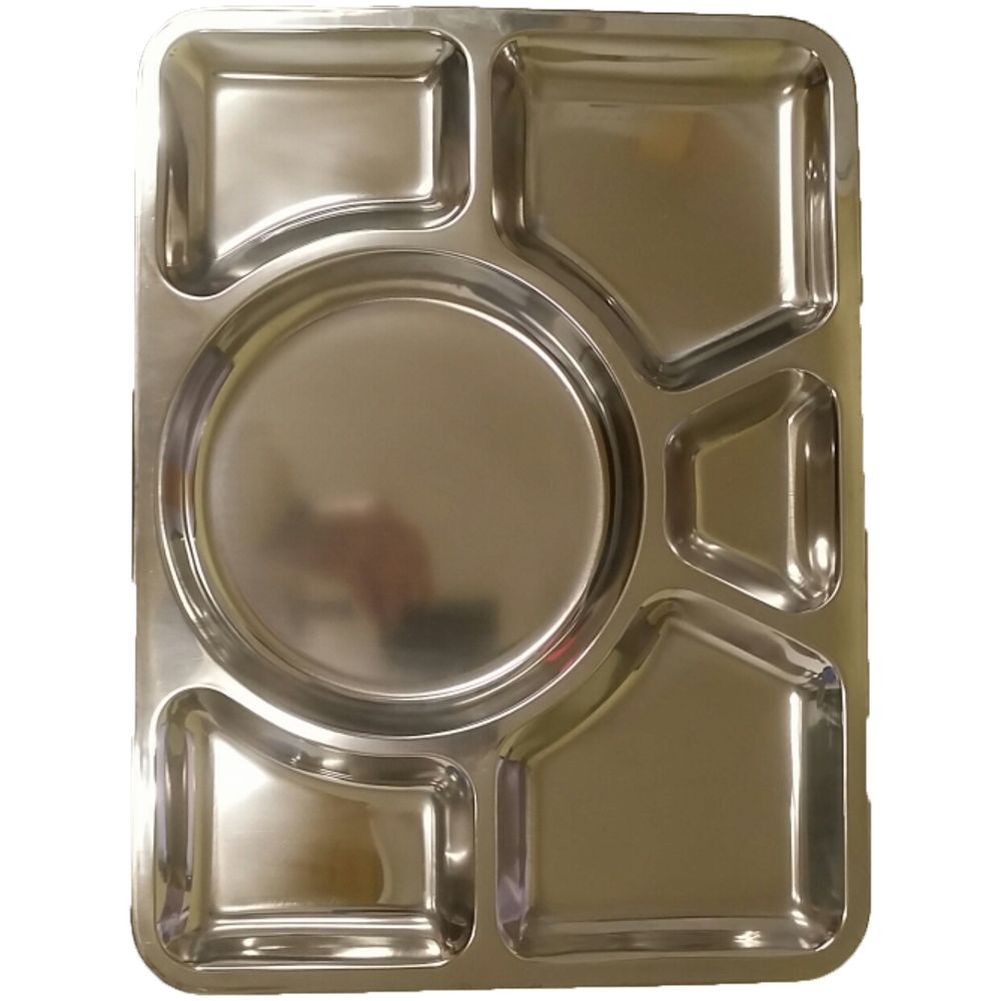 Portions Schlemmerplatte Serviertablett Servierteller Servierplatte Edelstahl