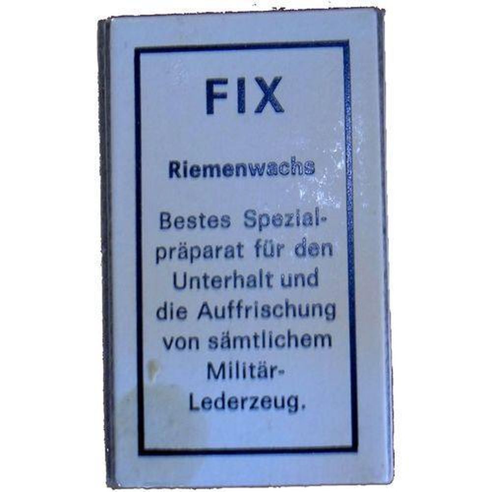 Schweizer Armee Riemenwachs Lederfett 1 Schachtel