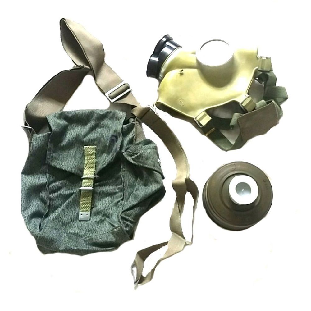 Polnische Schutzmaske MC 1 Gasmaske ABC Schutzmaske Moro Tasche