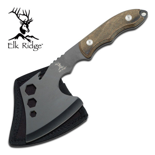 Elk Ridge Professional Outdoor Survival Axe Axt Beil Fulltang Holzgriff ER-199