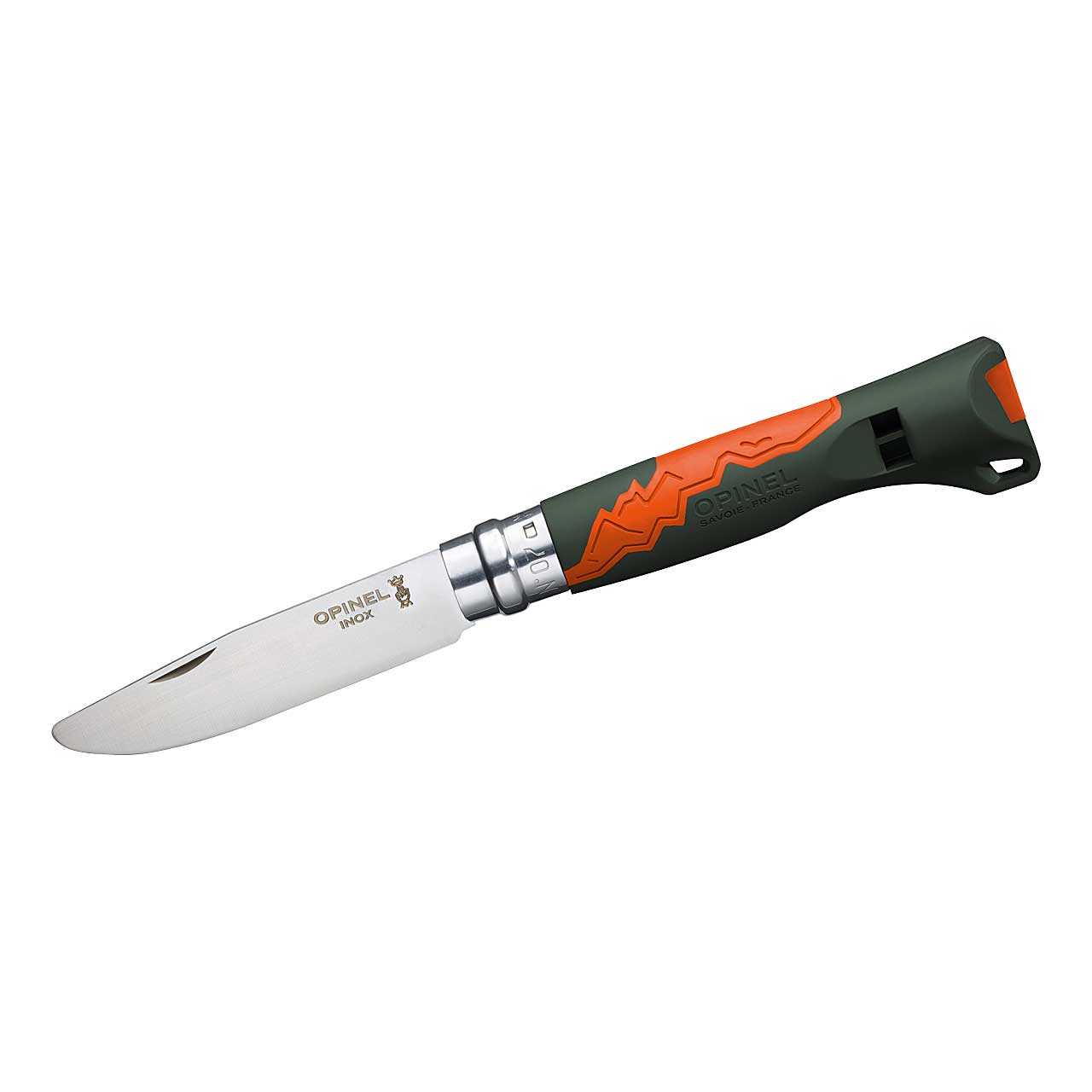 Opinel Kindermesser OUTDOOR JUNIOR khaki/orange  No 07