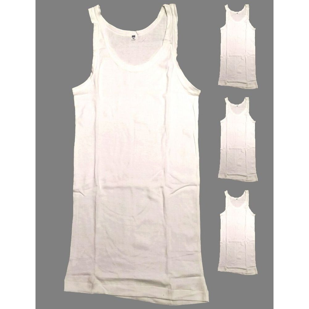 4er Pack Damen Unterhemd Shirt Trägerunterhemd Unterwäsche Baumwolle Größe 42-44