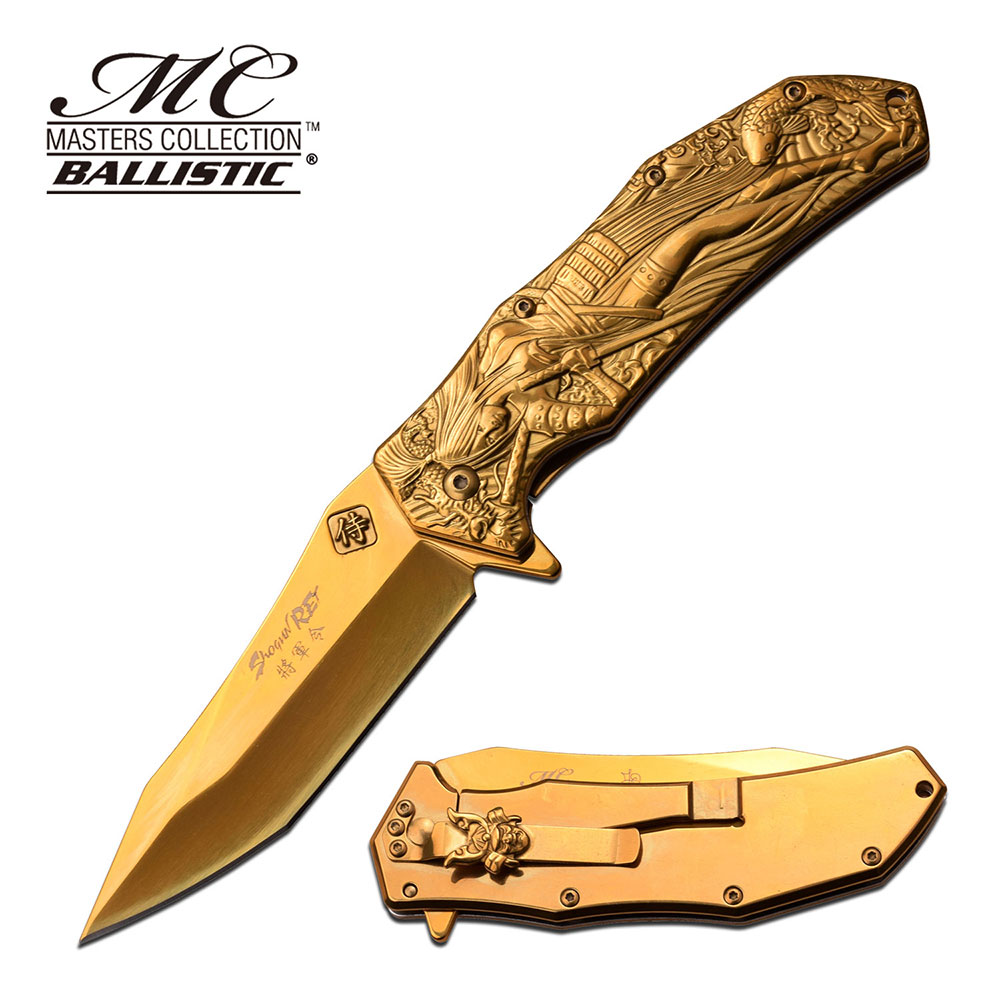 MASTER COLLECTION Taschenmesser japanische Dame gold MC-A035GD