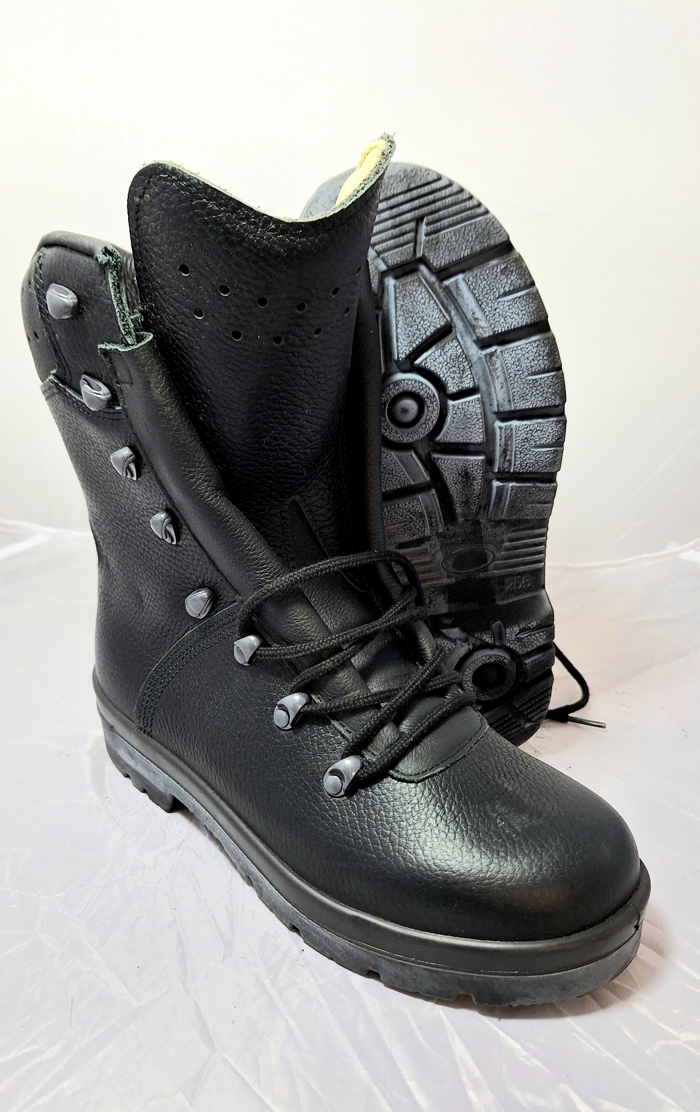 ~60 Kampfstiefel Original Bundeswehr BW Gr. 38.5 Stiefel Herren Leder ...