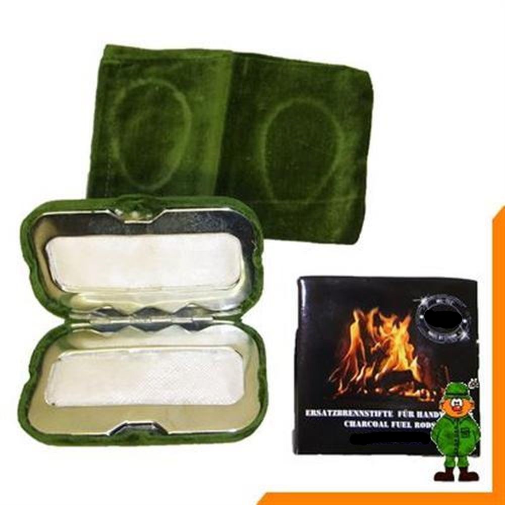 NEU Taschenofen / Handwärmer + 12x Brennstifte