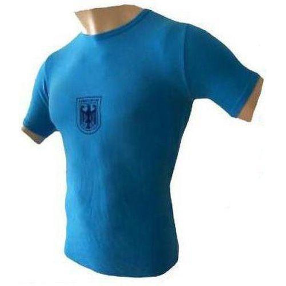 Sporthemd der Bundeswehr, kz. Ärmel, blau, Shirt Gr: 5