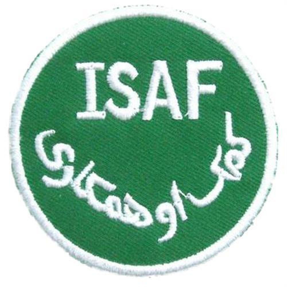 1 Neuer ISAF Aufnäher, Patch, Bundeswehr Afghanistan