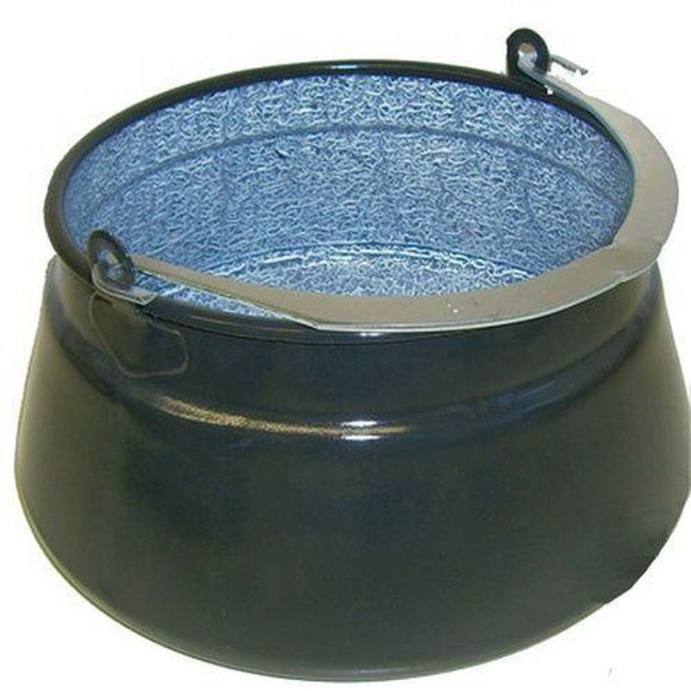 Neu 16 L Ungarischer Fischkessel Emaille Feuertopf Gulaschkessel Kessel 16 Liter